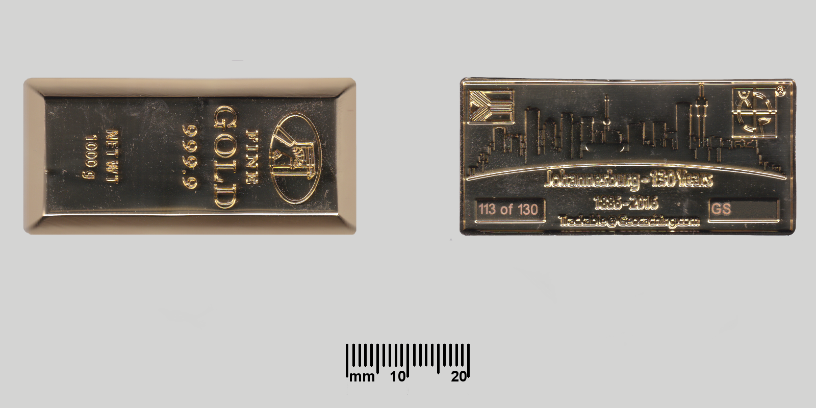 2017 Gauteng 130 Years GoldBar