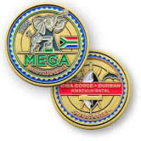 Mega 2014 Geocoin - Gold